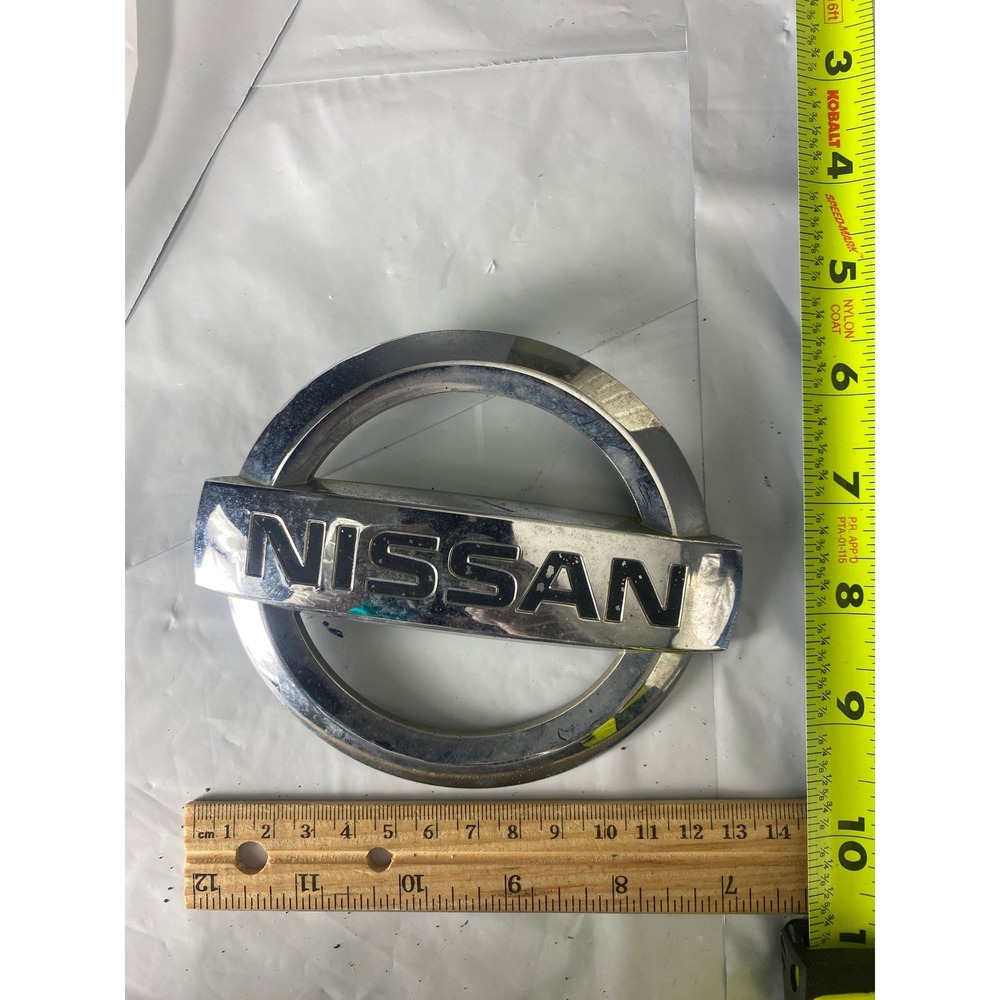 Nissan Chrome Oval Emblem